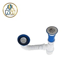سیفون زیر آب روشویی با سوسک استاپ