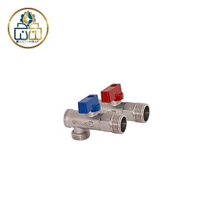 شیر "3/8 * 1/2 پیسوار فیلتردار آذر